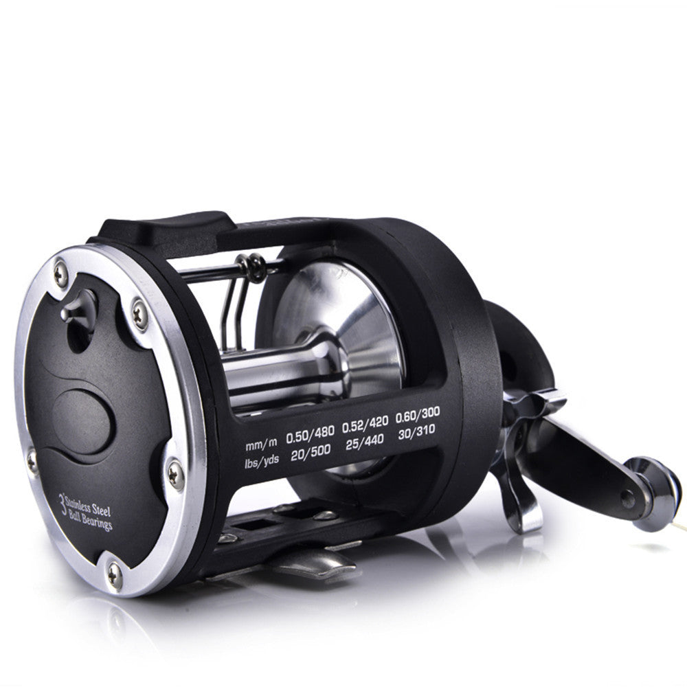 Elevate Your Fishing Game with the Trolling Casting Fishing Reel Black
