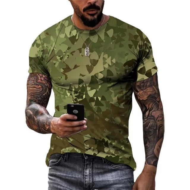 Simple Camouflage Pattern T-shirt