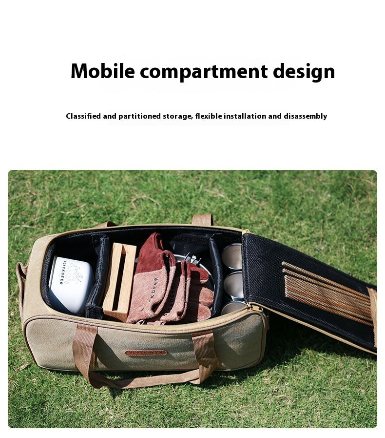 Camping Tableware Gas Tank Stove Storage Bag