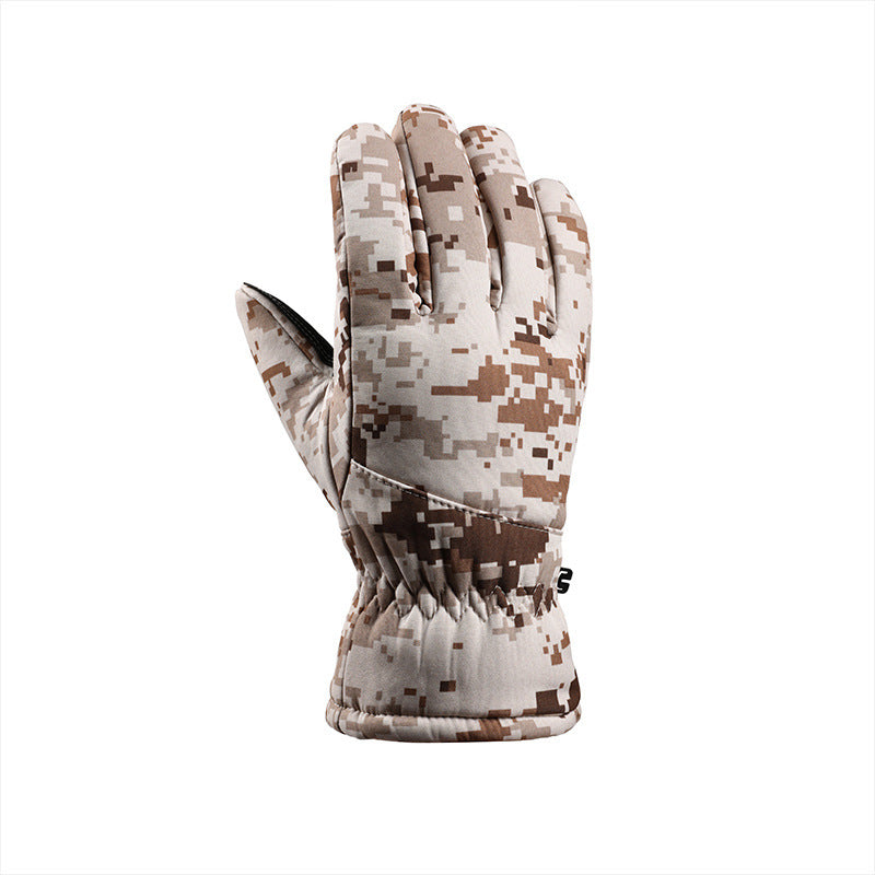 Winter Fleece-lined Thickened Camouflage Gloves