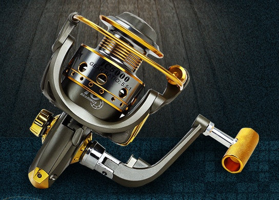 10-axis metal head reel fishing reel