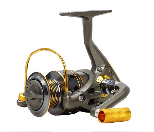 10-axis metal head reel fishing reel