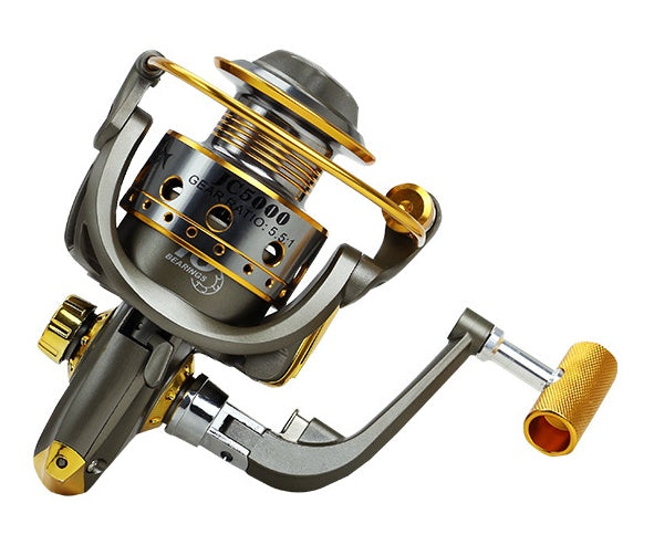 10-axis metal head reel fishing reel