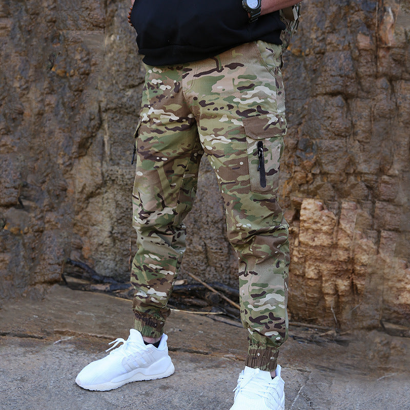 Men's Slim Leggings Camouflage Pants