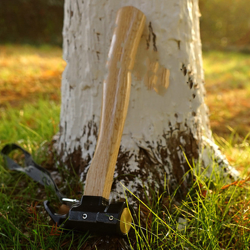 Outdoor Hammer With Wooden Handle Survival Tool