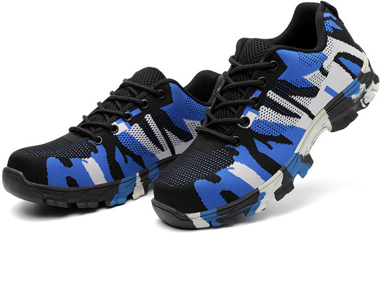 Lightweight Breathable Safety  Camouflage Flying Shoes