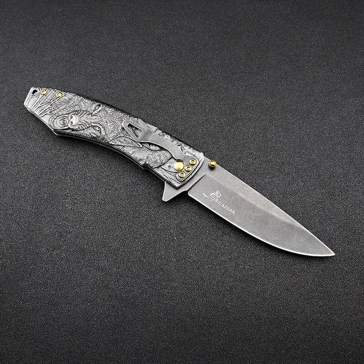 High Hardness Outdoor Folding Hunting Knife