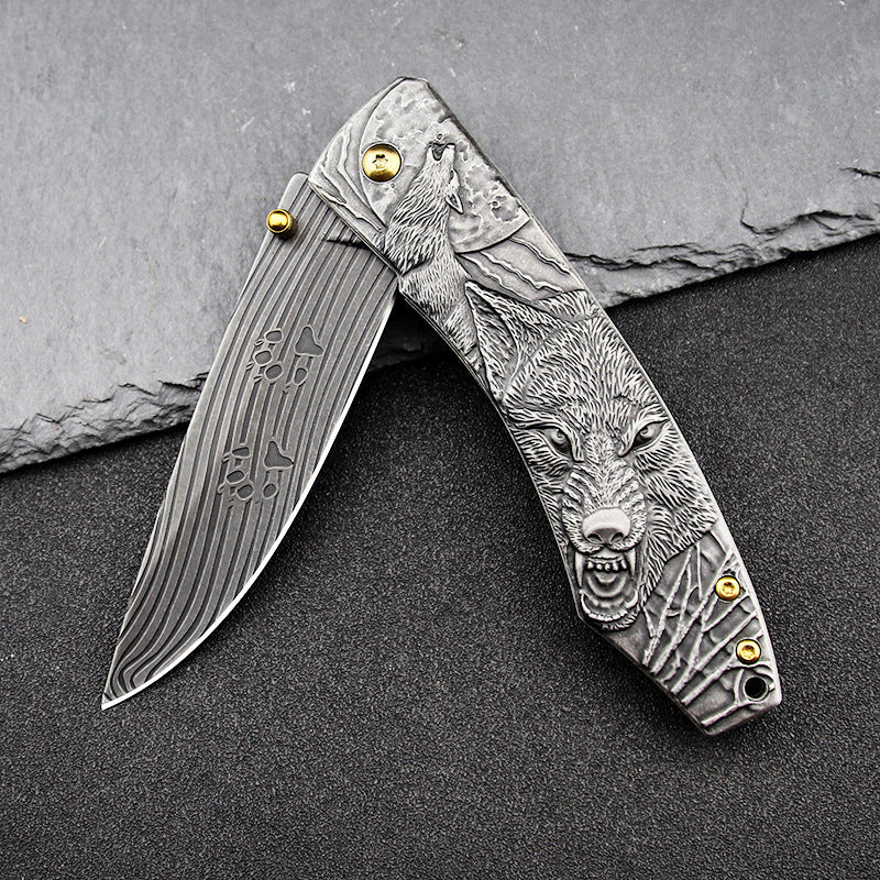 High Hardness Outdoor Folding Hunting Knife