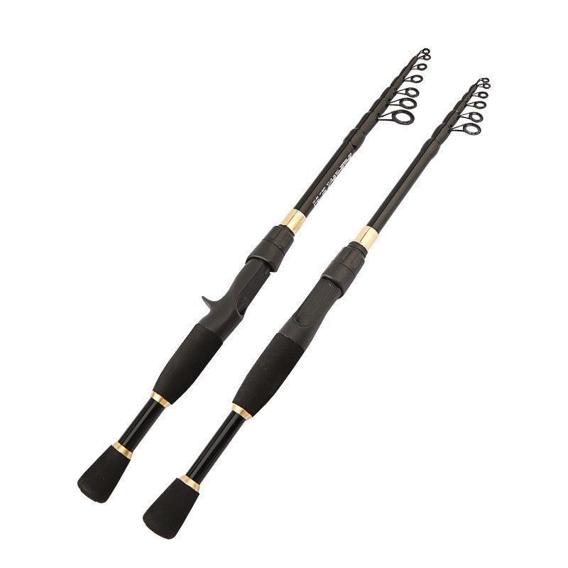 Ultra Short Telescopic Carbon Fishing Rod
