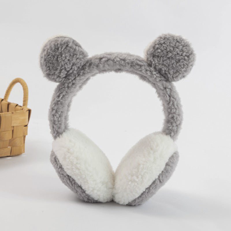 Plush Anti-freeze Retractable Ear Muffs