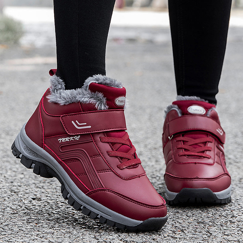 Winter Boots Women Men Warm Plush