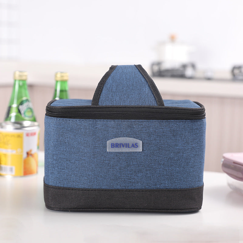 Widened portable cooler bag