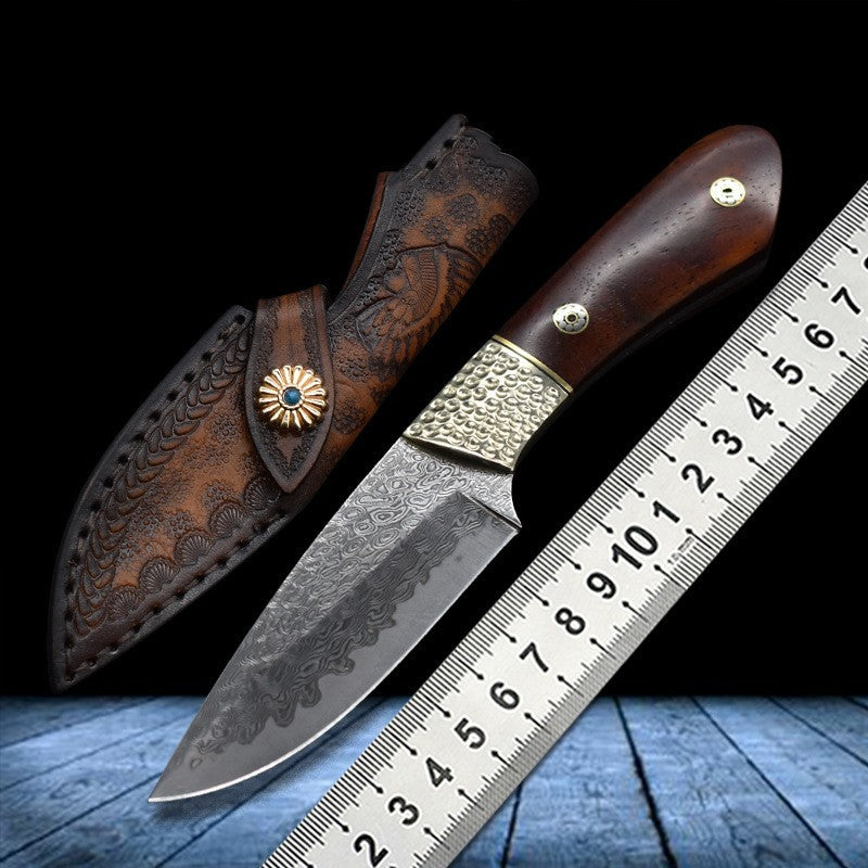 Damascus Camping Hunting Knife