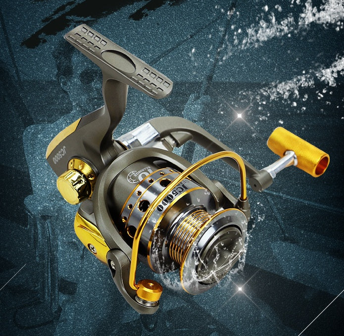 10-axis metal head reel fishing reel