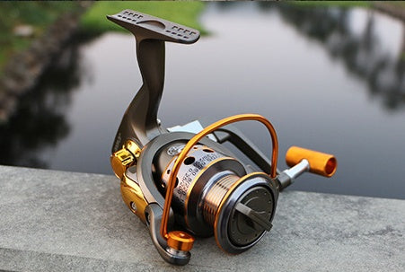 10-axis metal head reel fishing reel