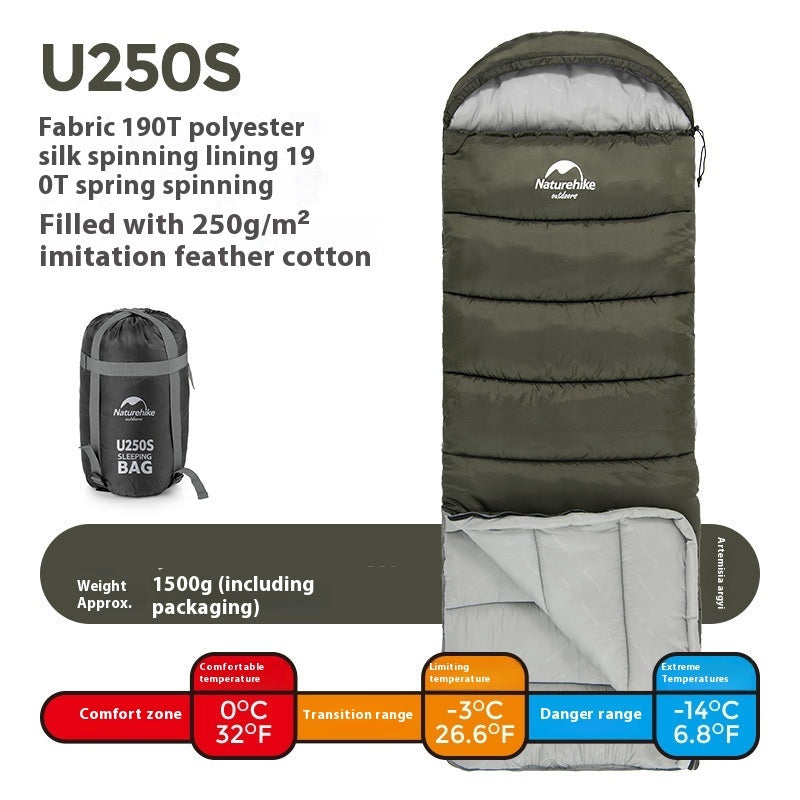 Outdoor Camping Autumn And Winter Sleeping Bag