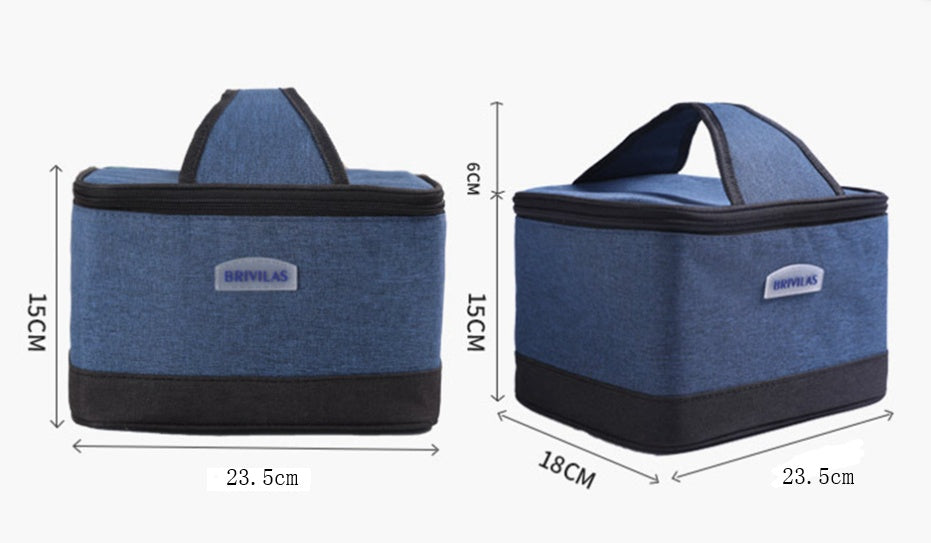 Widened portable cooler bag
