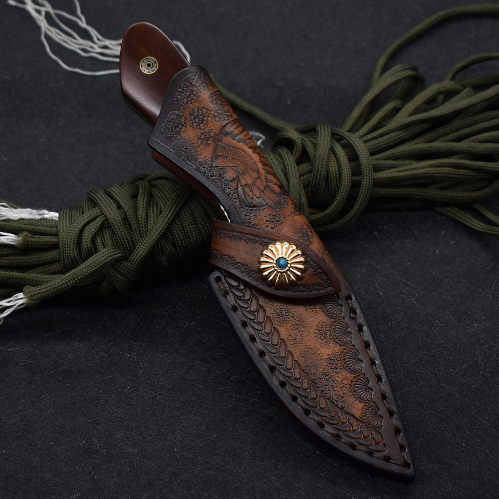 Damascus Camping Hunting Knife