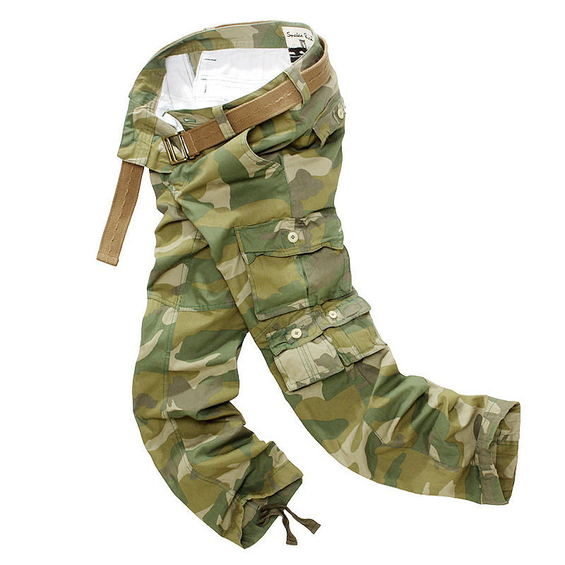 Men's casual camouflage pants