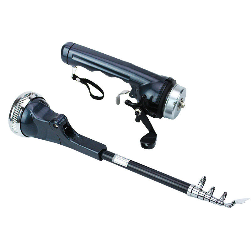 Foldable Portable throwing fishing rod
