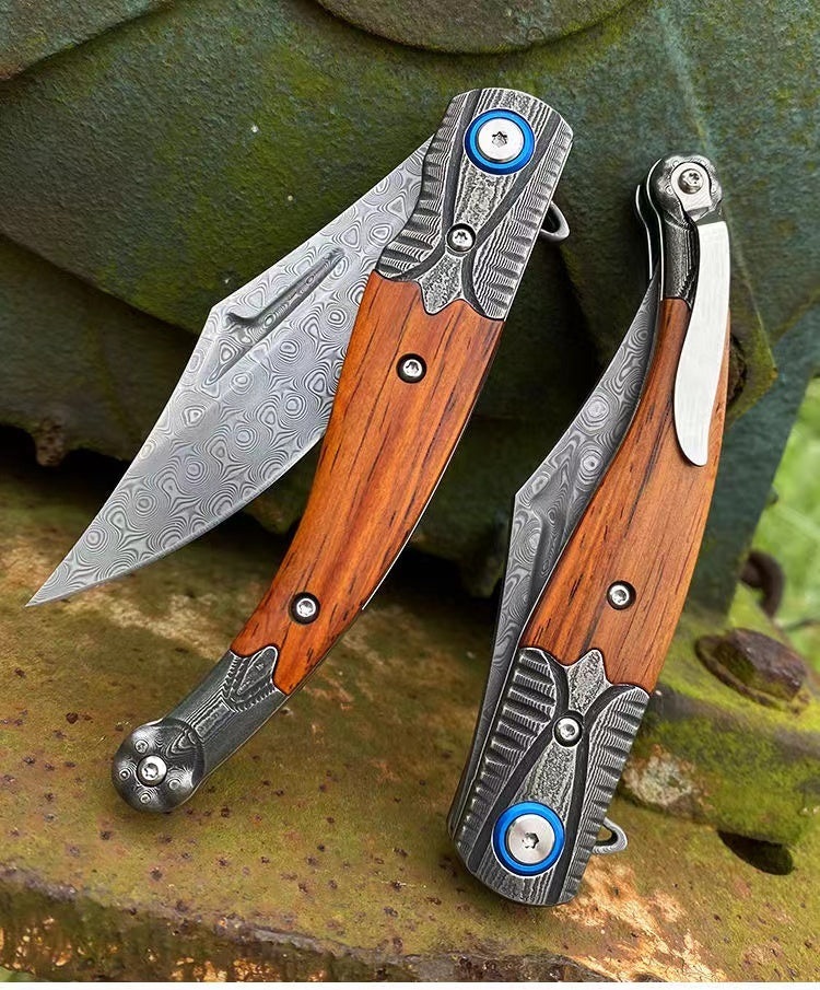 Small Folding Outdoor Hunting Knife