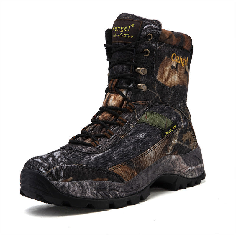 Men's Camouflage Anti-skid High-top Martin Boots