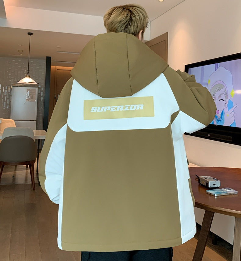 Warm Work Hooded Cotton Coat Jacket