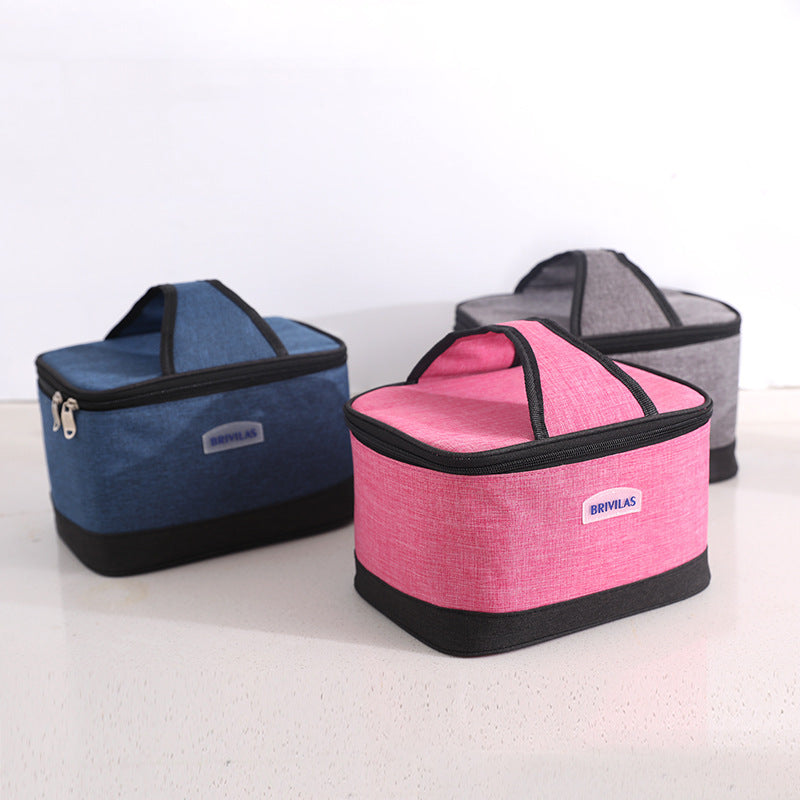 Widened portable cooler bag