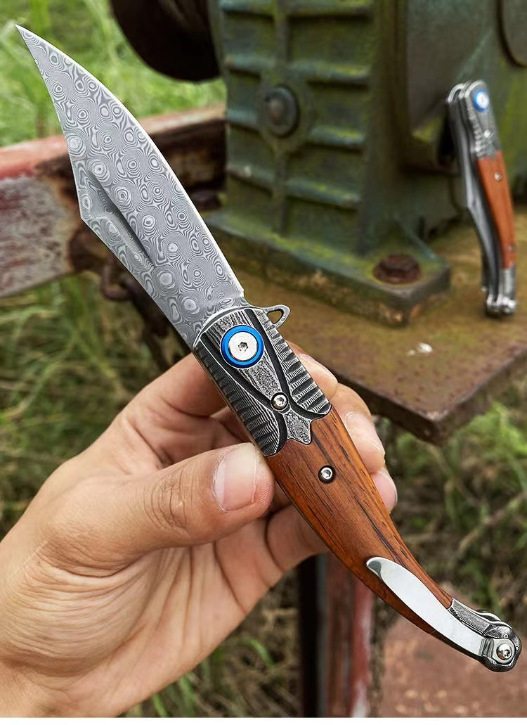 Small Folding Outdoor Hunting Knife