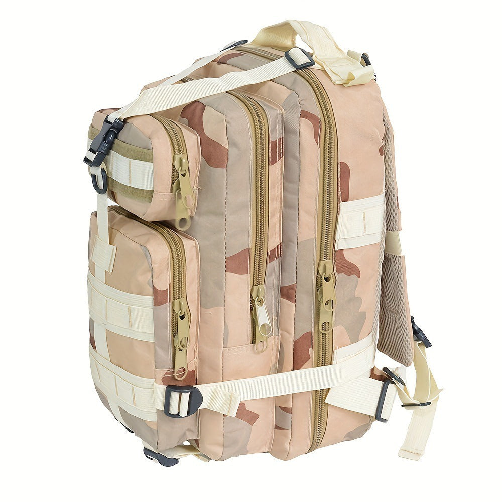 Double Pull Head Camouflage Outdoor Backpack