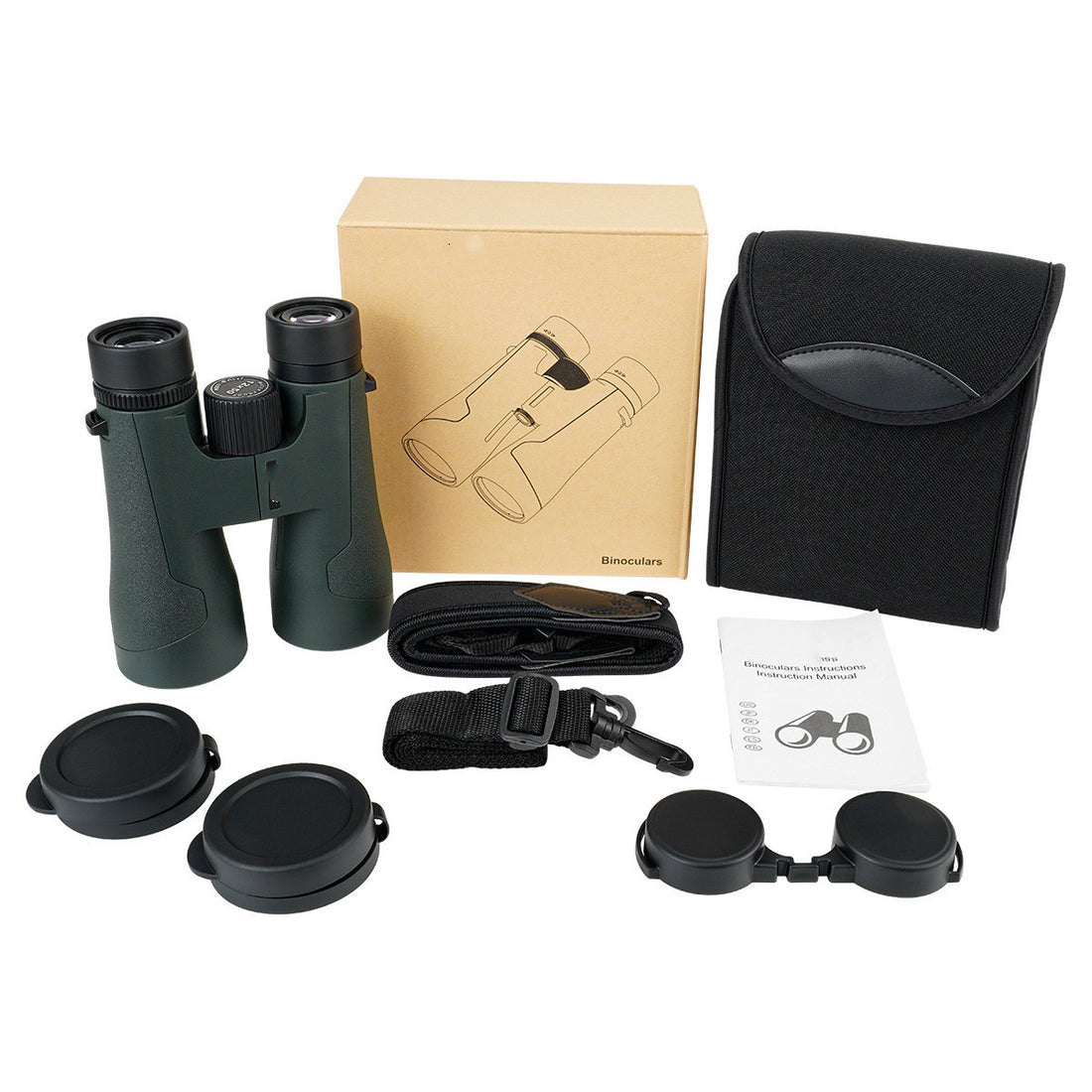 Portable 12x50 IPX7 Waterproof Binoculars