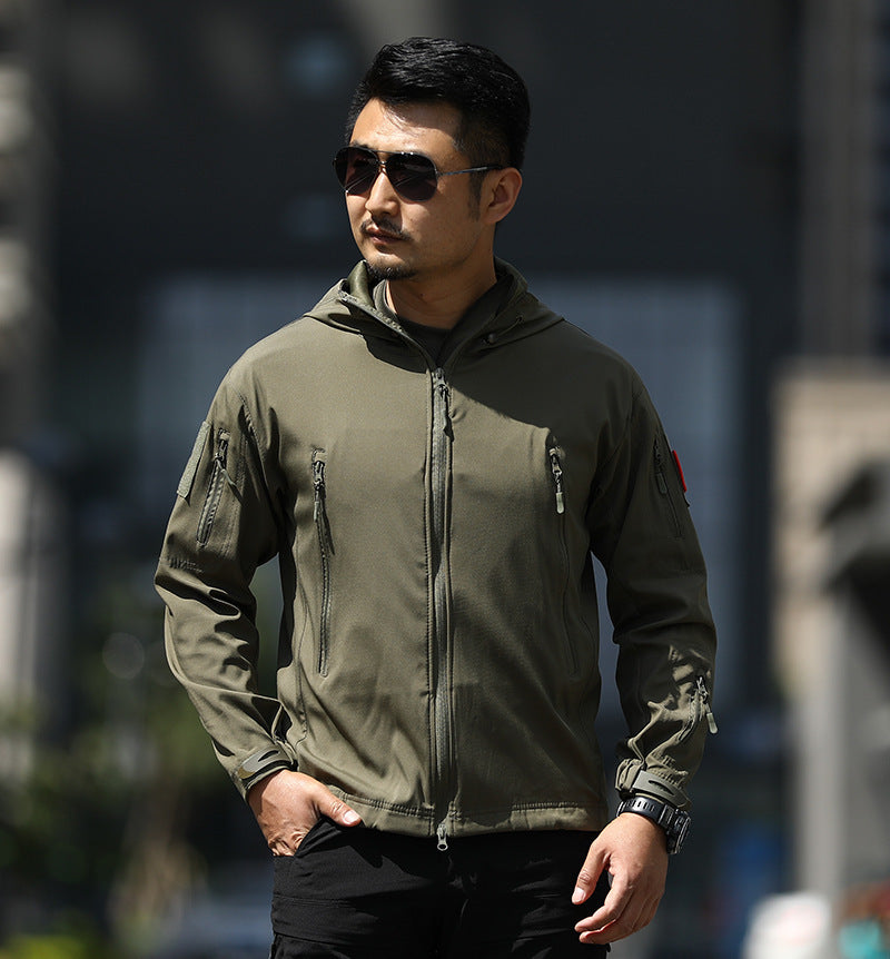 Tactical Outdoor Keep Warm Fleece Shell Jacket