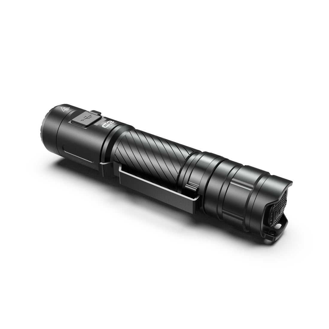 Outdoor Camping USB Rechargeable Glare Flashlight