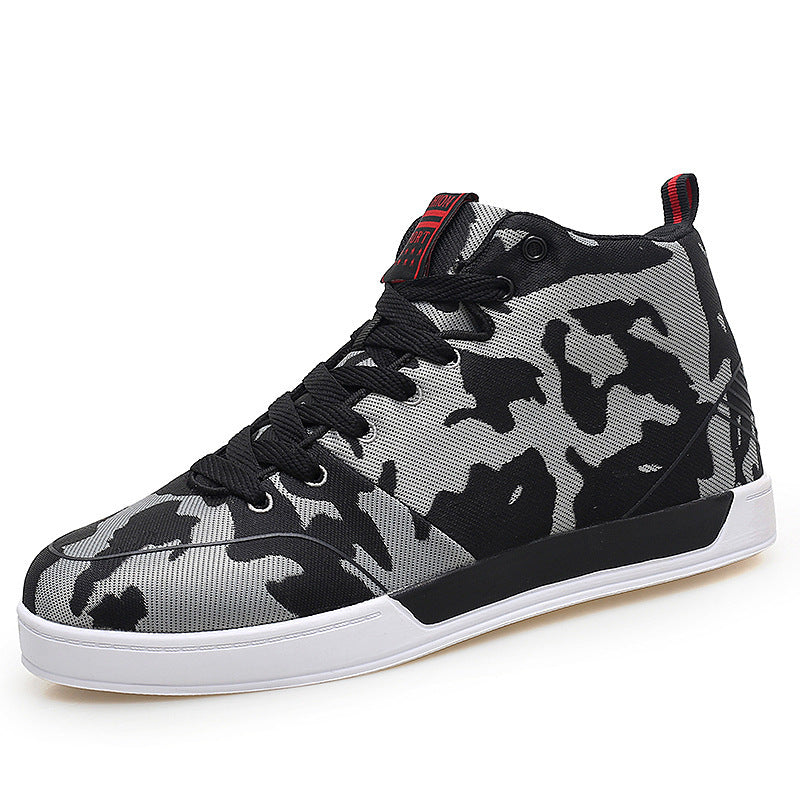 High-top Shoes Camouflage  Shoes