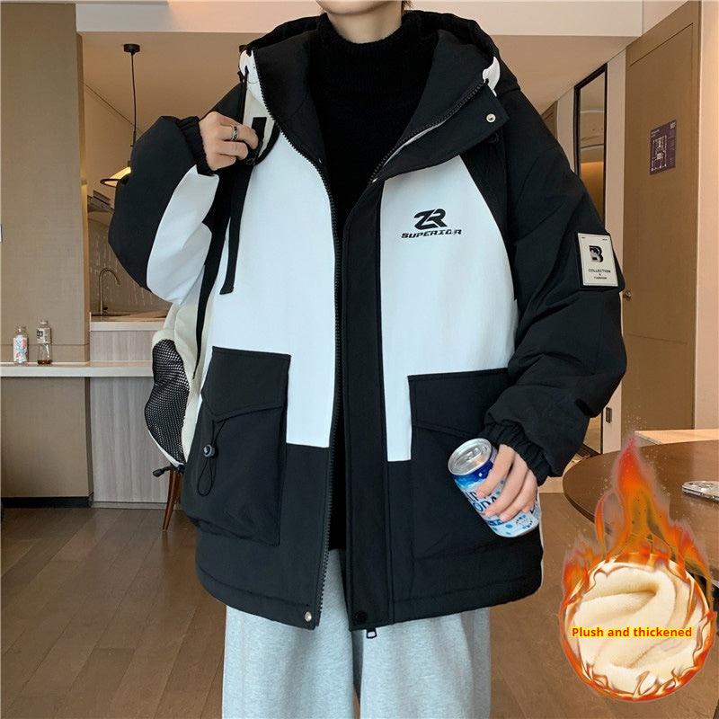 Warm Work Hooded Cotton Coat Jacket