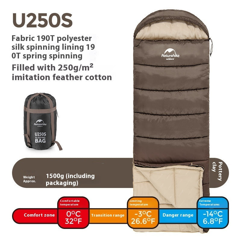 Outdoor Camping Autumn And Winter Sleeping Bag