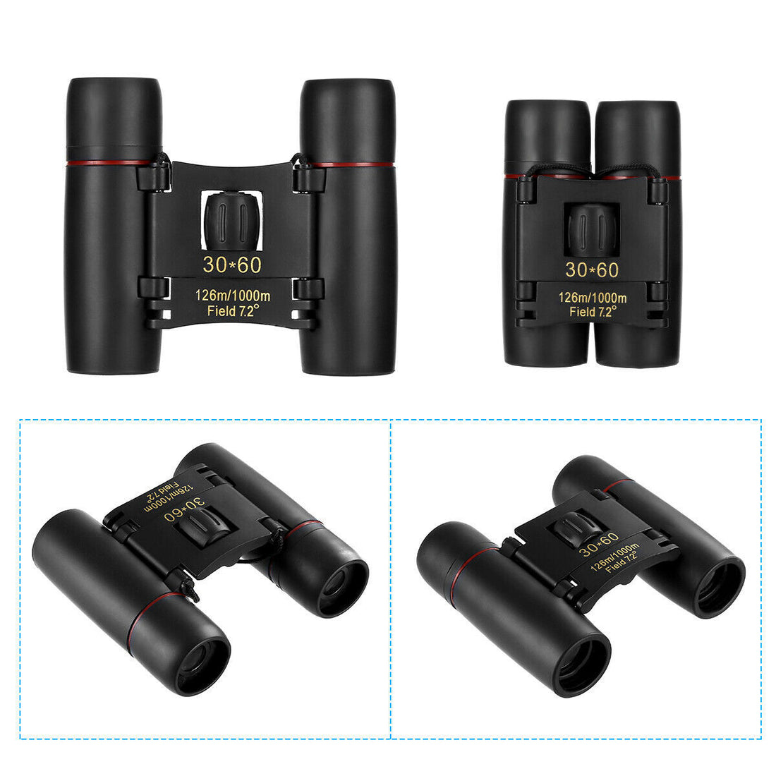 Compact Folding Telescope Hunting Binoculars