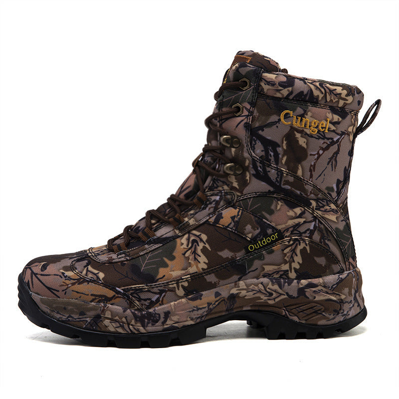 Men's Camouflage Anti-skid High-top Martin Boots