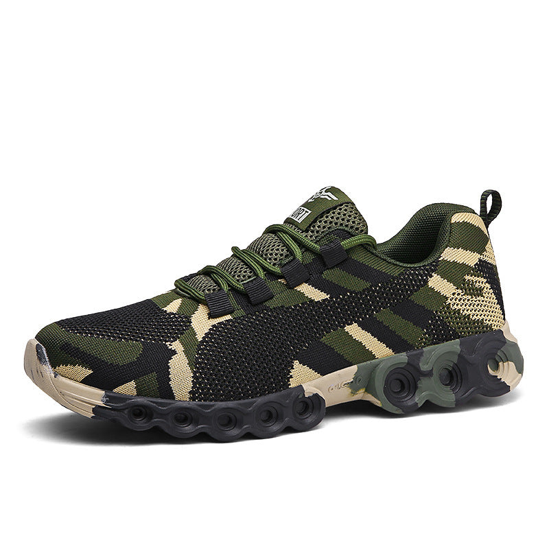 Camouflage Men And Women Training Shoes