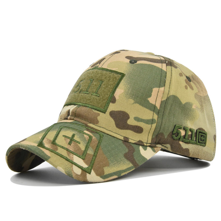 Embroidered Camouflage Outdoor Cap