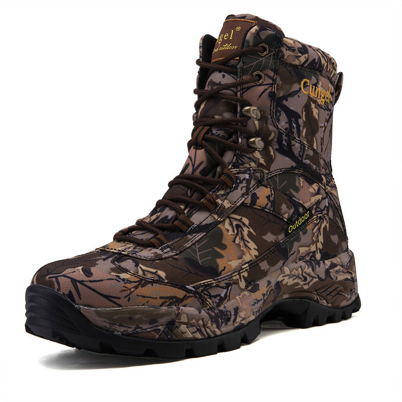 Men's Camouflage Anti-skid High-top Martin Boots