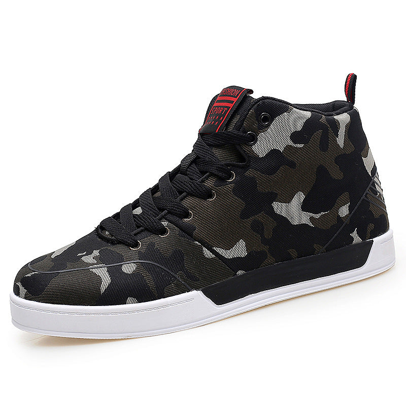 High-top Shoes Camouflage  Shoes