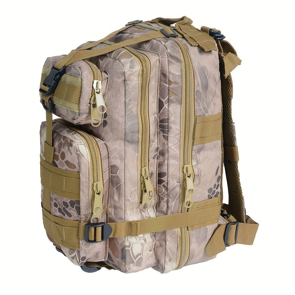 Double Pull Head Camouflage Outdoor Backpack