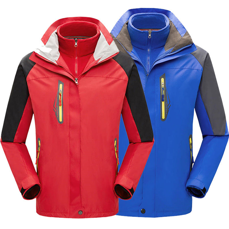 Thickened Three-in-one Shell Jacket