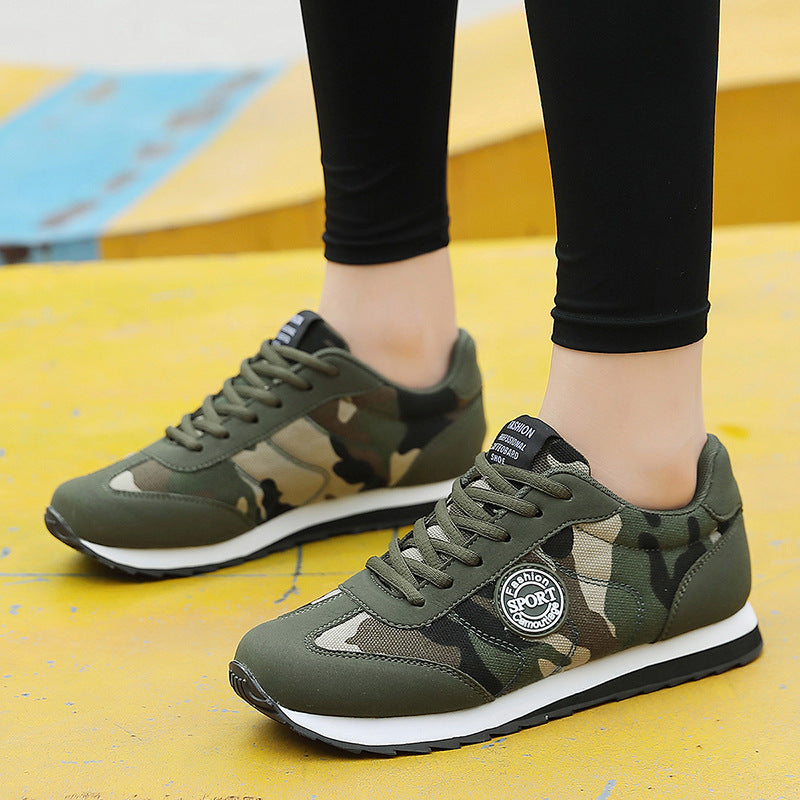 Men's And Women's Camouflage Outdoor Running Shoes