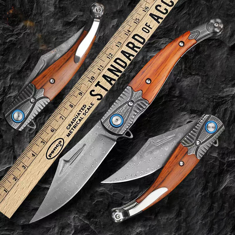 Small Folding Outdoor Hunting Knife