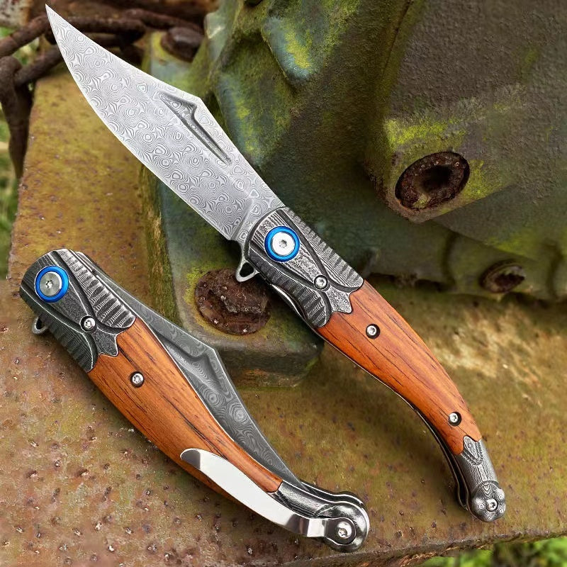 Small Folding Outdoor Hunting Knife