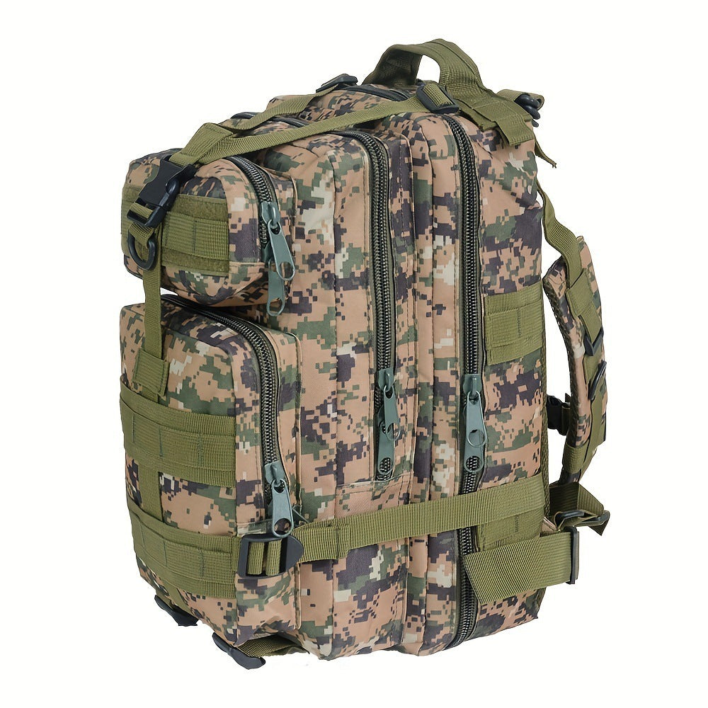 Double Pull Head Camouflage Outdoor Backpack