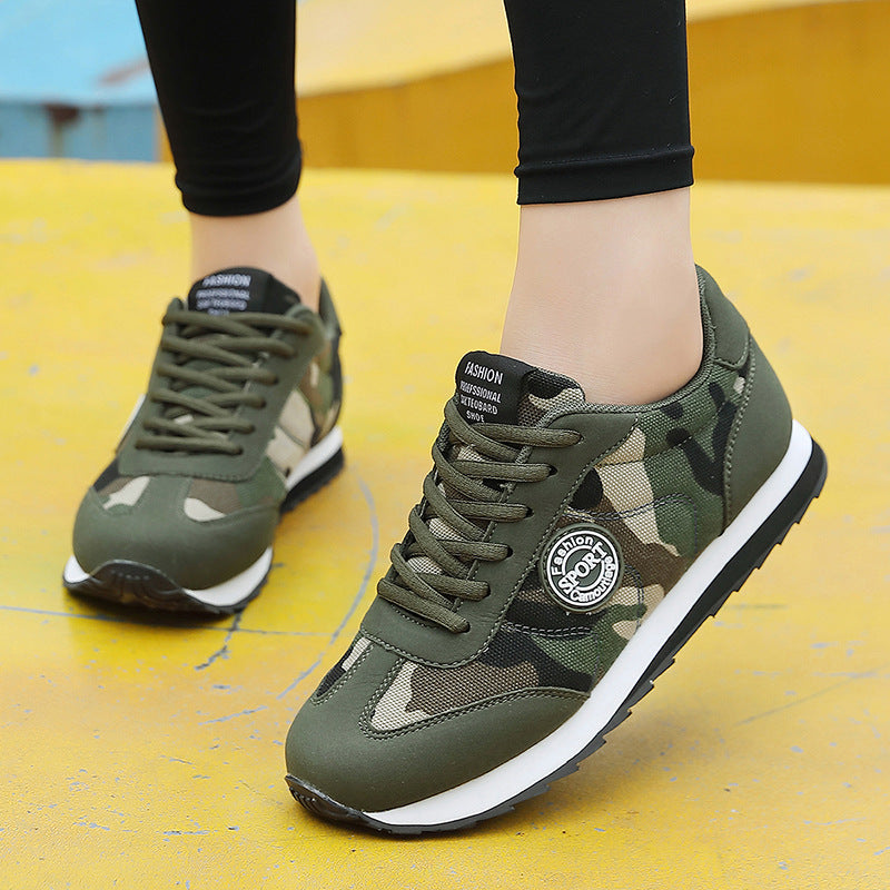 Men's And Women's Camouflage Outdoor Running Shoes