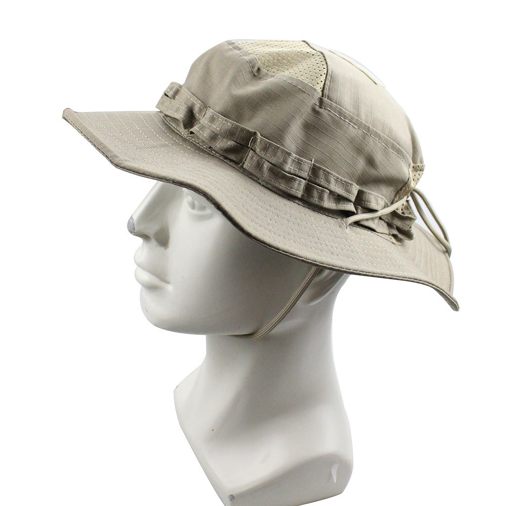 Camouflage Tactical Field Round Edge Fishing Sun Hat